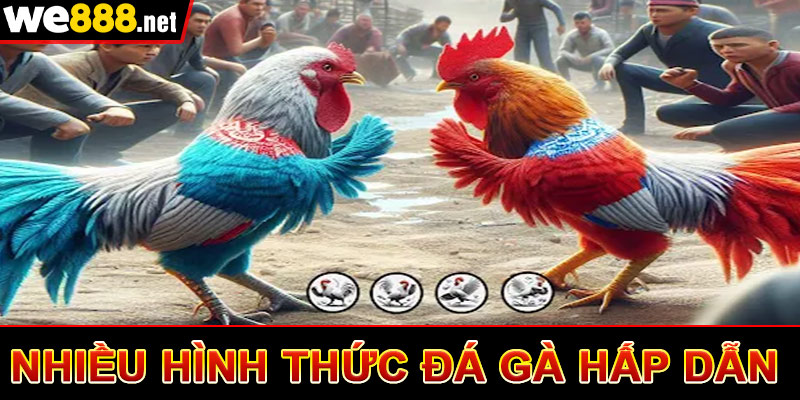 Nhiều hình thức đá gà hấp dẫn