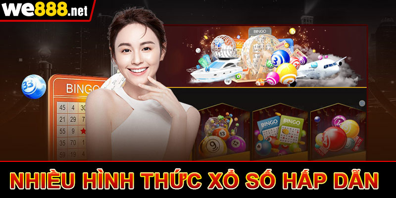Nhiều hình thức xổ số hấp dẫn