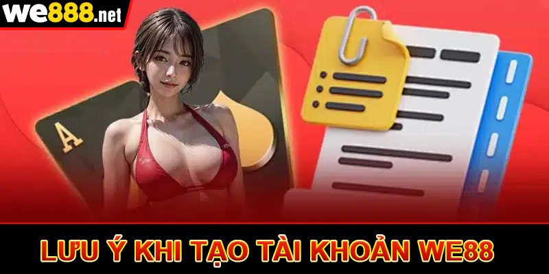 Lưu ý đối với việc lập tài khoản của nhà cái
